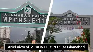 Ariel view of MPCHS E11/1 and E11/3 Islamabad