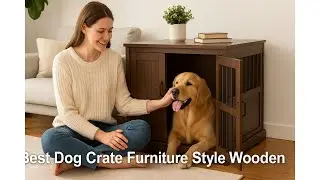 🐶 Мебель для собачьей клетки Hipicute с ящиками | Лучшая мебель для собачьей клетки из дерева 🐶