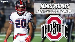 2024 Ohio State commit James Peoples | 4 star RB can JET 🚀 | HIGHLIGHTS 🎥