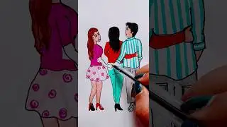 Fake love💔😭 #viral #shorts #love #art #royalty #drawing