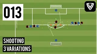 013 Shooting | 3 variations | Animated Football - Soccer Drills & Games