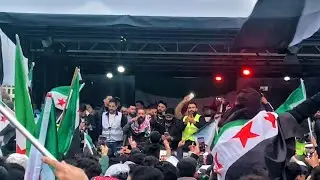 احتفالات الذكرى السنوية الأولى لتحرير سوريا (إيسن الألمانية) 