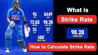 What is Strike Rate ? || Formula of Strike Rate  || #cricket #worldcup2023 #asiacup2023