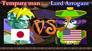 Vampire Savior: The Lord of Vampire - Tempura man vs Lord Arrogant