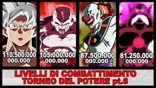 LIVELLI DI COMBATTIMENTO DEL TORNEO DEL POTERE pt.6