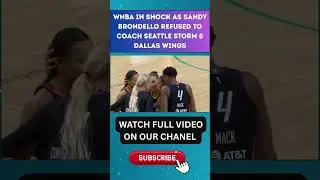 WNBA in SHOCK as Sandy Brondello REFUSED TO COACH Seattle Storm & Dallas Wings7