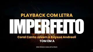IMPERFEITO - PIANO COVER | PLAYBACK COM LETRA [ TOM EM A ] | erickmessias