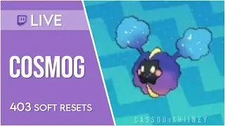 [ LIVE ! ] Shiny Cosmog, 403 resets | Cosmog shiny