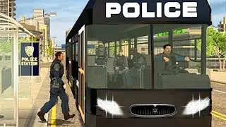 Police Bus Driving Simulator: US Cops Coach Drive