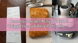 Recensione del Ninja CRISPi Friggitrice ad Aria Portatile, 3.8L, 4 in 1: Frittura, Cottura Arrosto,