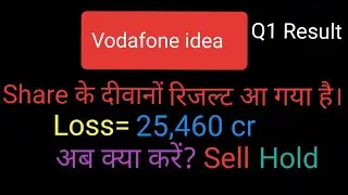VODAFONE IDEA SHARE Q1 RESULTS AND LATEST SUPPORT LEVELS