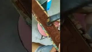 Handmade Guitar/Bass Strap - Attention to Details by leROCKSKIN #guitarstraps #guitar #shorts