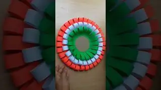 Beautiful Wall Hanging For Independence day #independencedaycraft #shorts #youtubeshorts