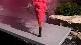 vulcan red smoke grenade