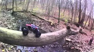1/16 Redcat Everest creek crawl, water test, and sticky weights