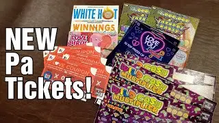 New PA Lottery Tickets | Love Coupon | Love Birds | White Hot Winnings | Jackpot Party | Wild Cash