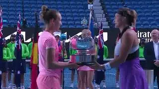 Its celebration time     @elise mertens x @SabalenkaA     AusOpen AO2021
