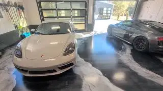Metallic Epoxy + Super Cars = One hell of a Garage