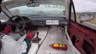 From P11 to P1 in first lap  Rastislav Szalay Inter Cars MX 5 Cup Race 2 29.3.2018 Slovakiaring