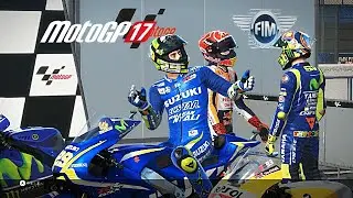 Andrea Iannone from Team Suzuki ECSTAR race at Circuito de Jerez Spain MotoGP 17 PC Game
