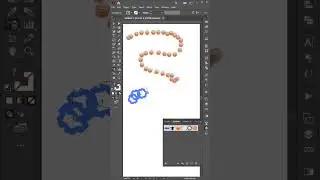 Symbol Sprayer Tool Illustrator Tutorial #adobeillustrator #adobe #graphicdesign #shorts #tips