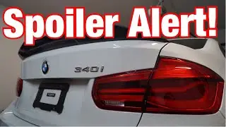 Carbon Fiber PSM Style Trunk Lip (BMW 340i Spoiler)