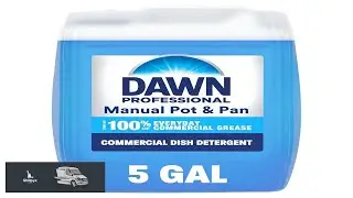 Dishwashing Liquid Soap Detergent by Dawn Professional Bulk Degreaser Removes Greasy Foods