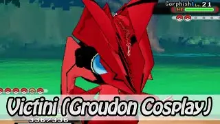 Victini (Groudon Cosplay) - Pokemon Omega Ruby / Alpha Sapphire (Hack)