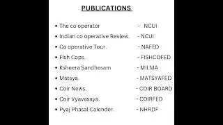 JCI/Co operative Board exam preparation- publications part 1