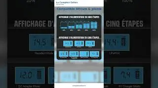 Chargeur Intelligent 5A : L'Alli&eacute; de vos Batteries Lithium & Plomb ! 🚗⚡