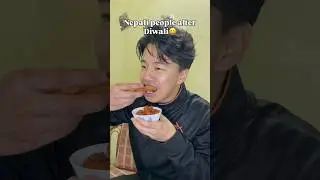 Nepali people after Diwali🤣 #nepalicomedy #nepalisongparody #nepalifestival #tihar #nimarumba