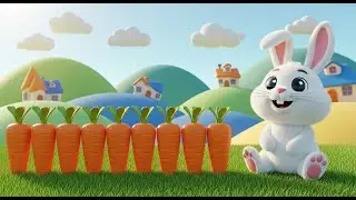 The Bunny Who Counted Carrots | Counting Nursery Rhymes and Kids Songs