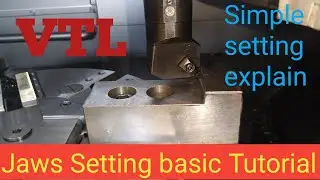 VTL Jaws setting simple method..! | simple explain CNC tutorial Tamil @vtlcncking7