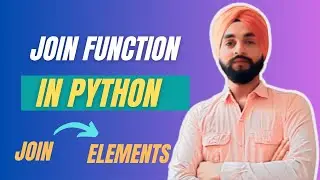 lesson22|Join function in python|#programming #coding #pythonprogramming