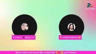 Aao friends masti mjak fun kre VOICE live chat //901 voice live chat//black heart voice live chat