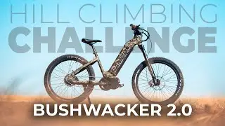 Bushwacker 2.0 Mid-Drive 750W Motor Hunting Ebike STEEP HILL CLIMBING CHALLENGE | NO Pedaling