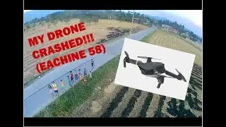 My DRONE CRASHED ( EACHINE 58) ...