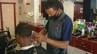 Small business boost: Local barber gets $5K grant to help during pandemic