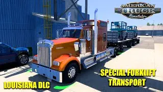 Special Fork Lifts Transport Delivery - American Truck Simulator 1.57 - LOGITECH G29 #ats #ets2