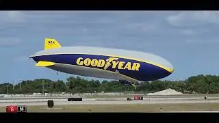 GoodYear Blimp Pompano Beach Airport - KPMP