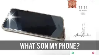 WHAT'S ON MY PHONE?|android edition 2020|aesthetic and productive|samsung a series phone|ALESSIA
