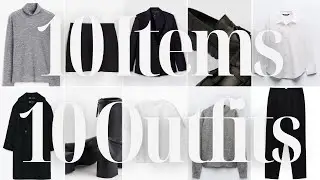 10 items 10 outfits | Capsule Wardrobe | Smart Outfits | Office Outfits
