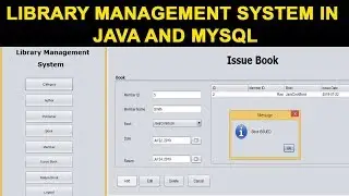 Library Management System in Java and Mysql