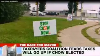 Toronto Taxpayers Coalition launches Stop Chow Now campaign