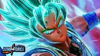 JUMP FORCE - OFFICIAL Super Saiyan Blue & Golden Frieza GAMEPLAY TRAILER! SSGSS Gameplay!