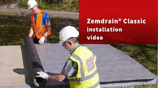 Zemdrain&reg; Classic - fixing to formwork panels.