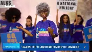 Opal Lee honoured with Barbie NBC NEws   23 jan26