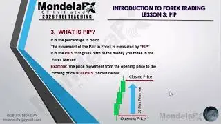 Introduction To Forex Trading Lesson 3: Pip