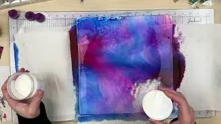 Background Process: Well, It's a Mess // Sunday Night Mixed Media Backgrounds