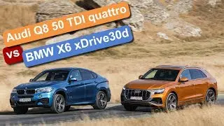Audi Q8 vs BMW X6 || MotorVlogTV